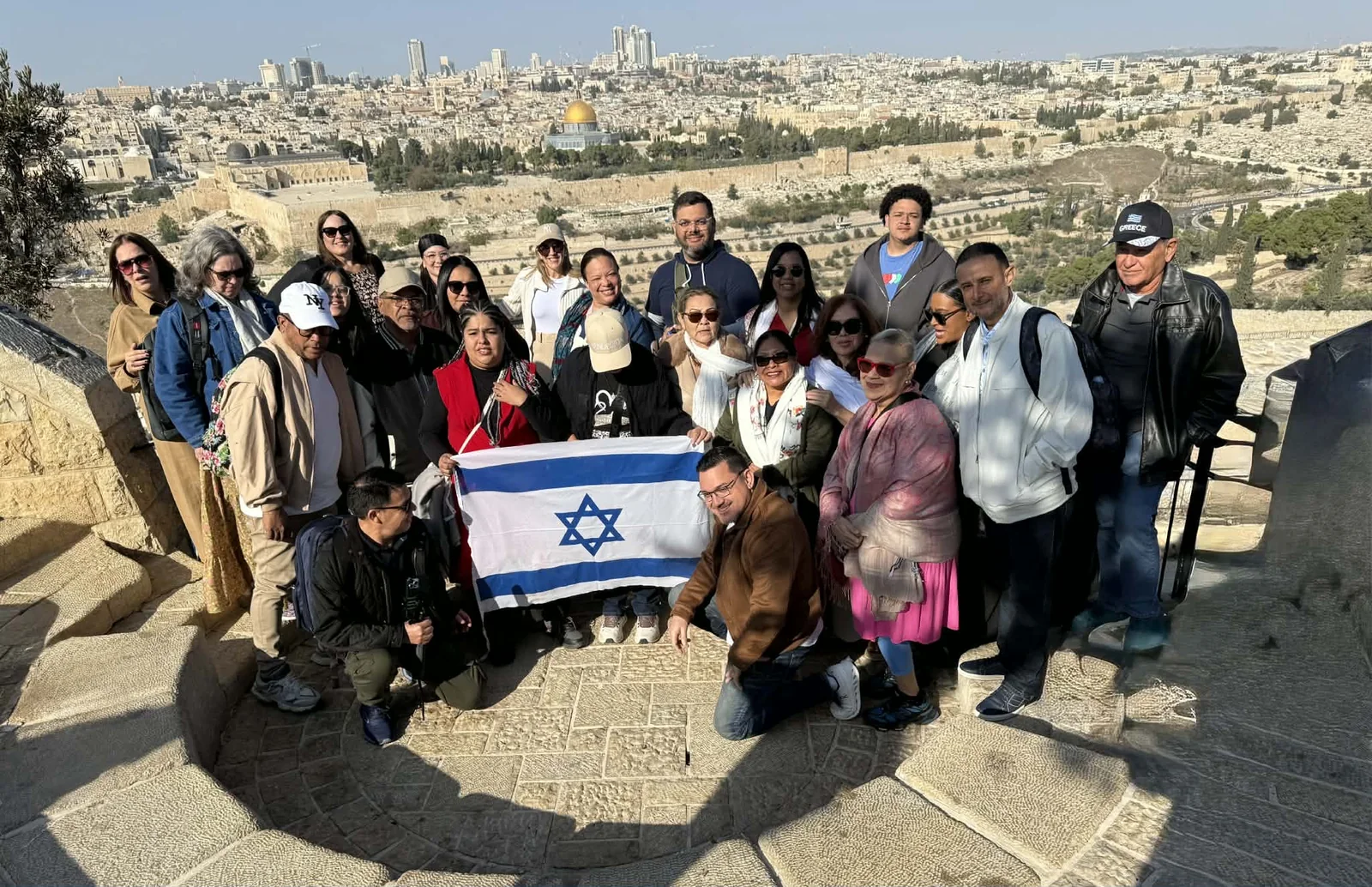 Grupo en Jerusalén