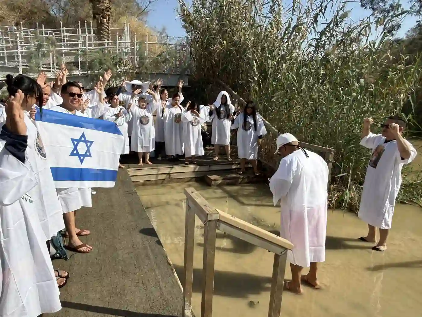 Ceremonia en el Río Jordán